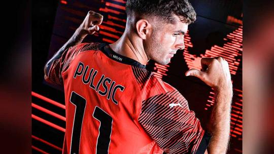 Christian Pulisic, pemain baru AC Milan. (Foto: @acmilan)