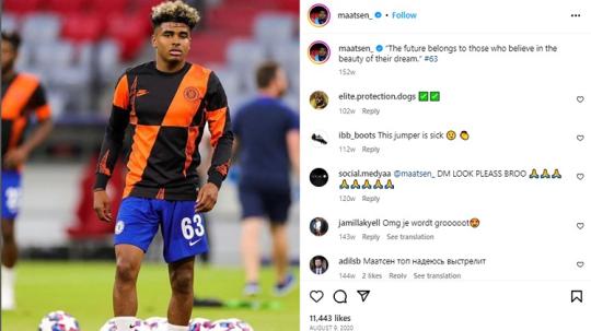 Klub Liga Inggris (Premier League), Chelsea akan kedatangan pemain keturunan Jawa yakni Ian Maatsen yang masuk dalam skuat utama usai bikin Pochettino kepincut. (Foto: Instagram@maatsen_)