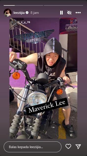 Lee Zii Jia cosplay jadi Maverick yang diperankan oleh Tom Cruise (IG: leeziijia) Copyright: IG @leeziijia