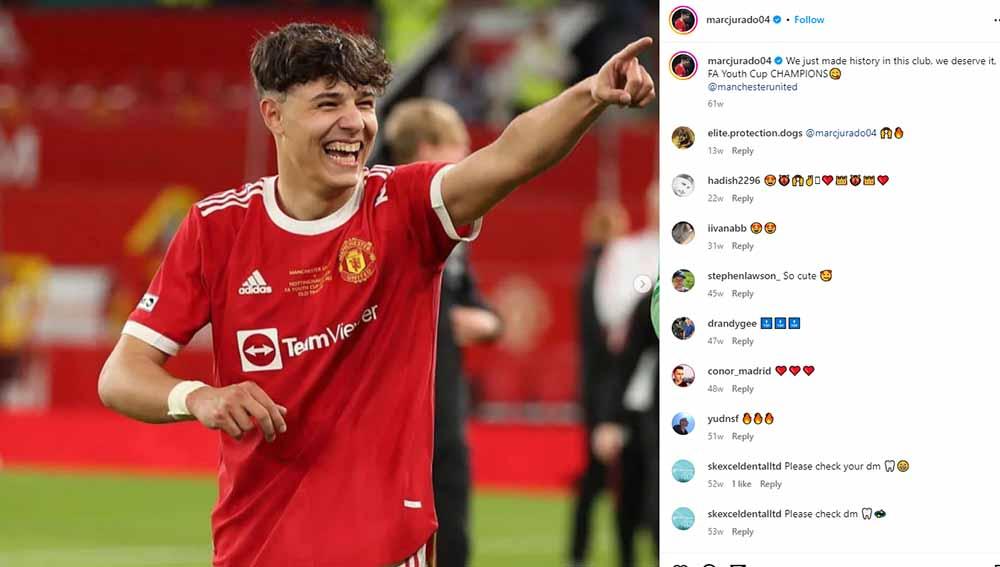 Hasil pramusim Liga Inggris 2023-2024 Manchester United vs Wrexham pada Rabu (26/07/23) pagi WIB, skuat pelapis Setan Merah digempur tim kasta keempat. (Foto: Instagram@marcjurado04)