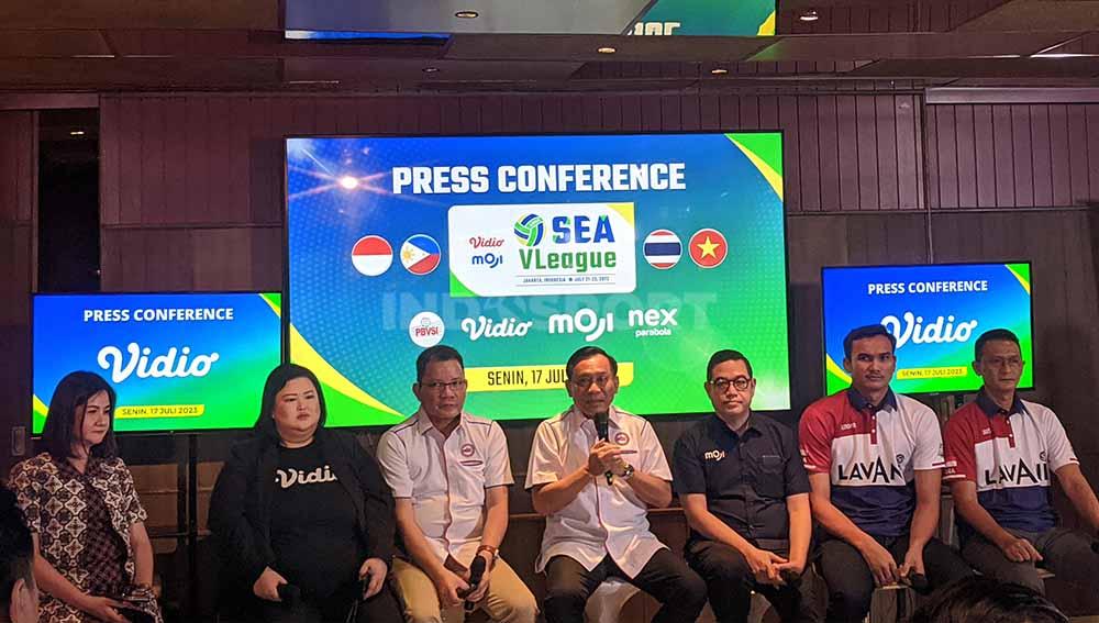 Press Conference Jelang Sea V League 2023, Senin (17/07/23).