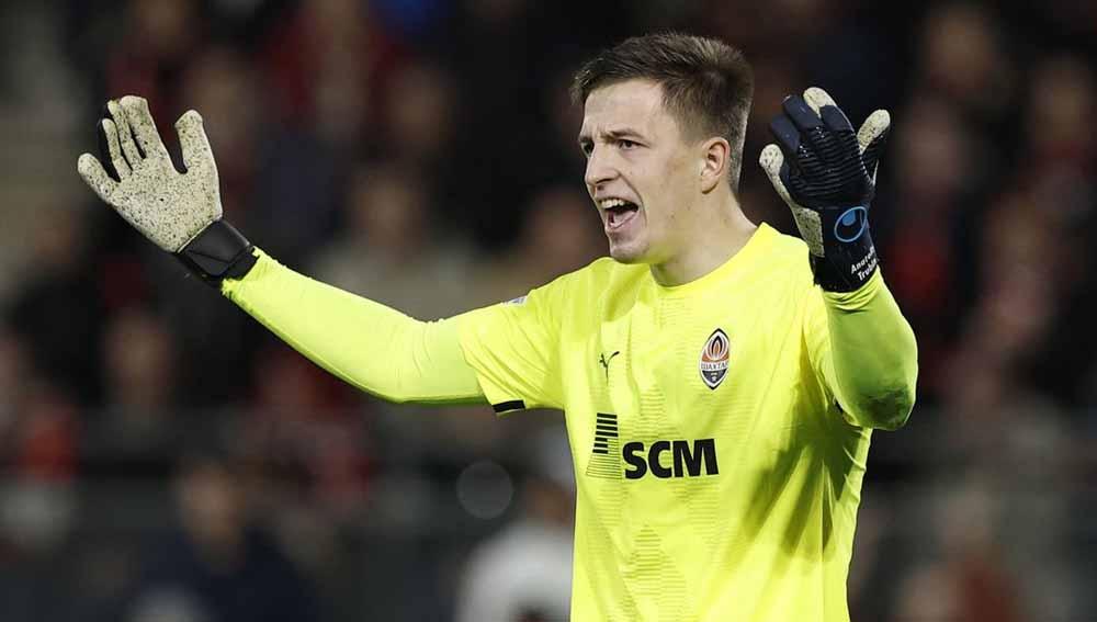 Klub Liga Italia, Inter Milan, malah mendapatkan jackpot, meskipun Shakhtar Donetsk menolak jual Anatoliy Trubin di bursa transfer kali ini. (Foto: REUTERS/Benoit Tessier)
