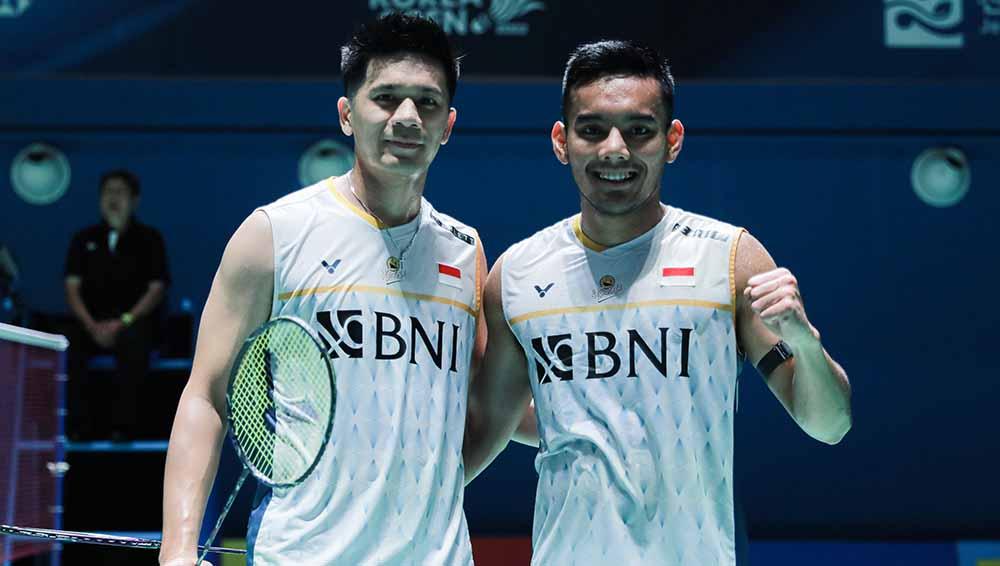 Pasangan ganda putra Indonesia, Pramudya Kusumawardana/Yeremia Rambitan akan bertanding di China Open 2023. (Foto: PBSI)