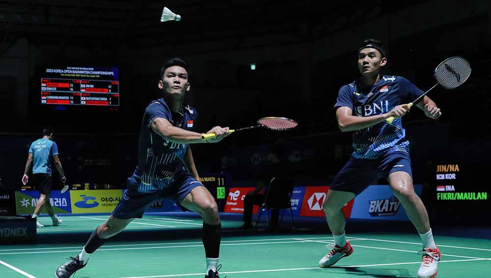 Bintang bulutangkis Indonesia, Bagas Maulana/Muhammad Shohibul Fikri, gagal juara French Open 2023 usai dilibas Kim Astrup/Anders Skaarup Rasmussen.