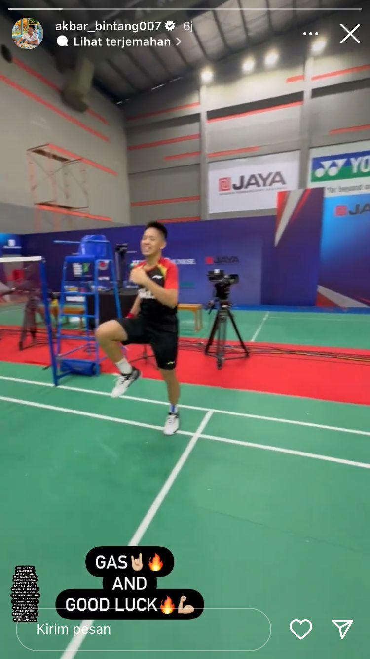 Akbar Bintang Cahyono saat menjadi pelatih di klub PB Djarum. Copyright: instagram @akbar_bintang007