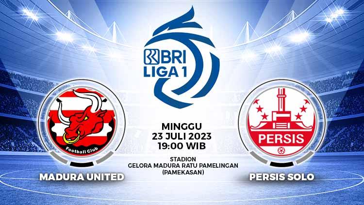 Prediksi Pertandingan antara Madura United vs Persis Solo (RBI Liga 1).