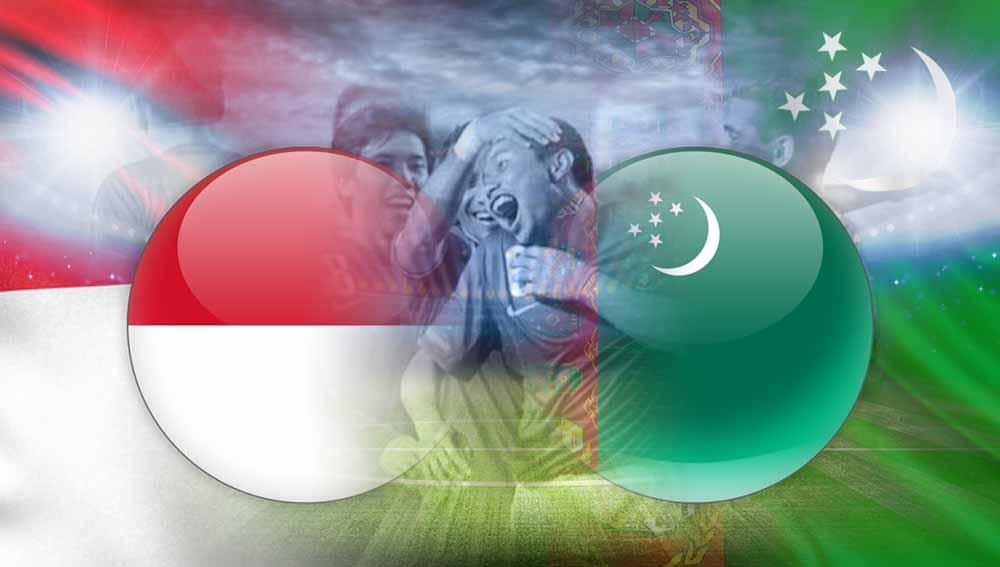 Timnas Indonesia U-23 vs Turkmenistan. - INDOSPORT