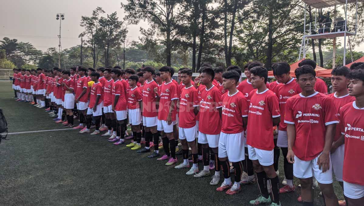 Ketum PSSI, Erick Thohir, Saat Menghadiri Seleksi Timnas Indonesia U-17 di Persija Training Ground, Nirwana Park, Bojongsari, Sawangan, Depok, Sabtu (22/07/23).