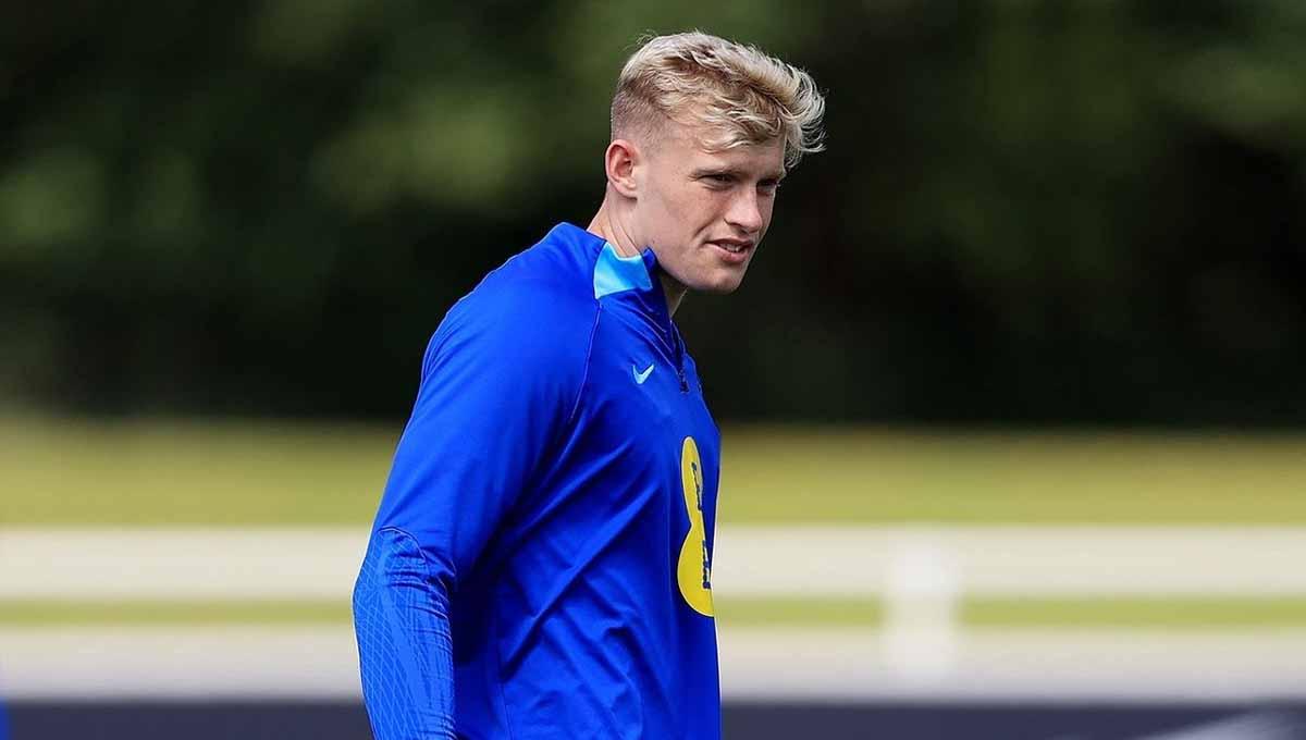 Bek Everton incaran Manchester United, Jarrad Branthwaite. (Foto: @everton)