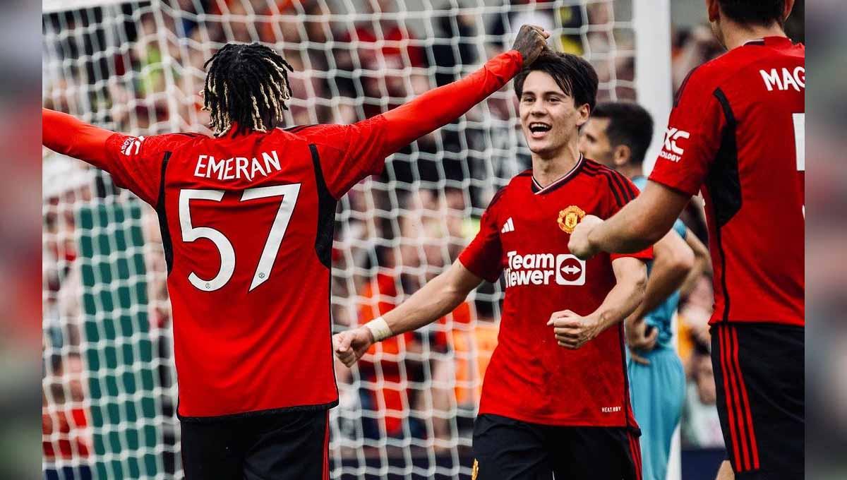 Raksasa Liga Inggris, Manchester United, akan mempertimbangkan opsi untuk memilih empat pemain untuk mengisi posisi penyerang sayap. (Foto: Instagram@manchesterunited)