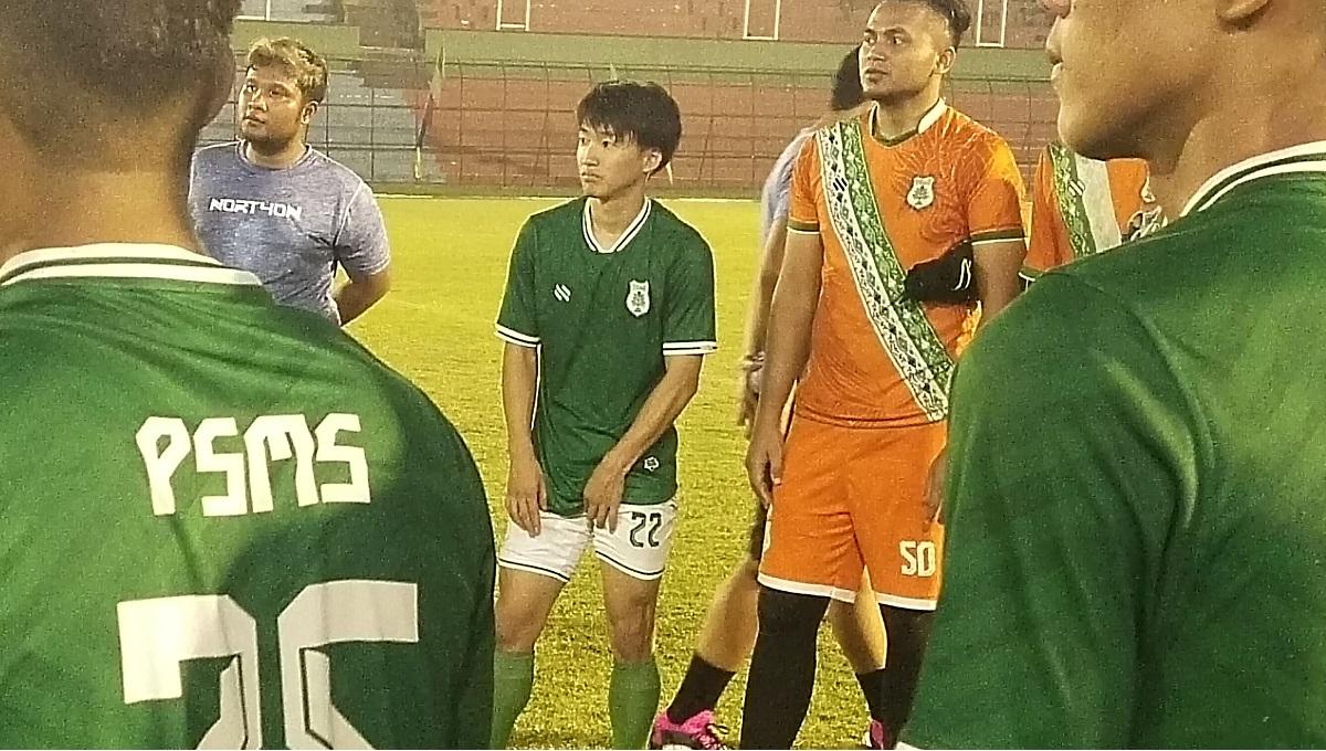 Pemain asing trial PSMS Medan asal Jepang, Hiroya Konno.