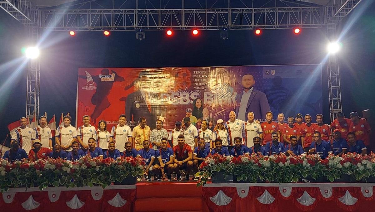 Launching skuat PSBS Biak untuk Liga 2 2023/24, Senin (7/8/23).