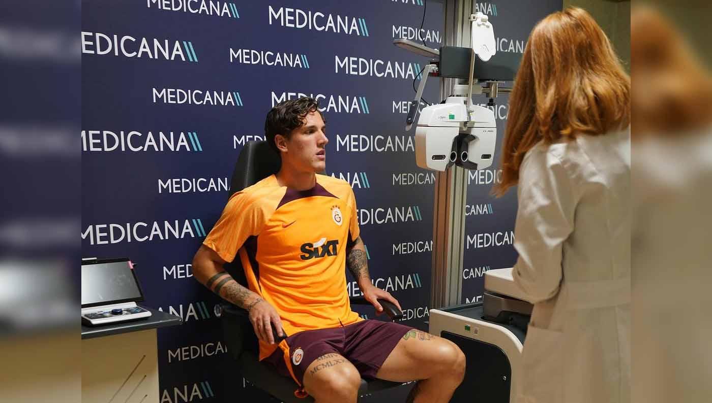 Pemain Galatasaray, Nicolo Zaniolo. (Foto: Instagram@galatasaray)