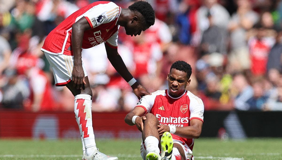 Raksasa Liga Inggris (Premier League), Arsenal, bisa menggaet salah satu dari lima pemain guna menggantikan Jurrien Timber yang cedera parah. - INDOSPORT