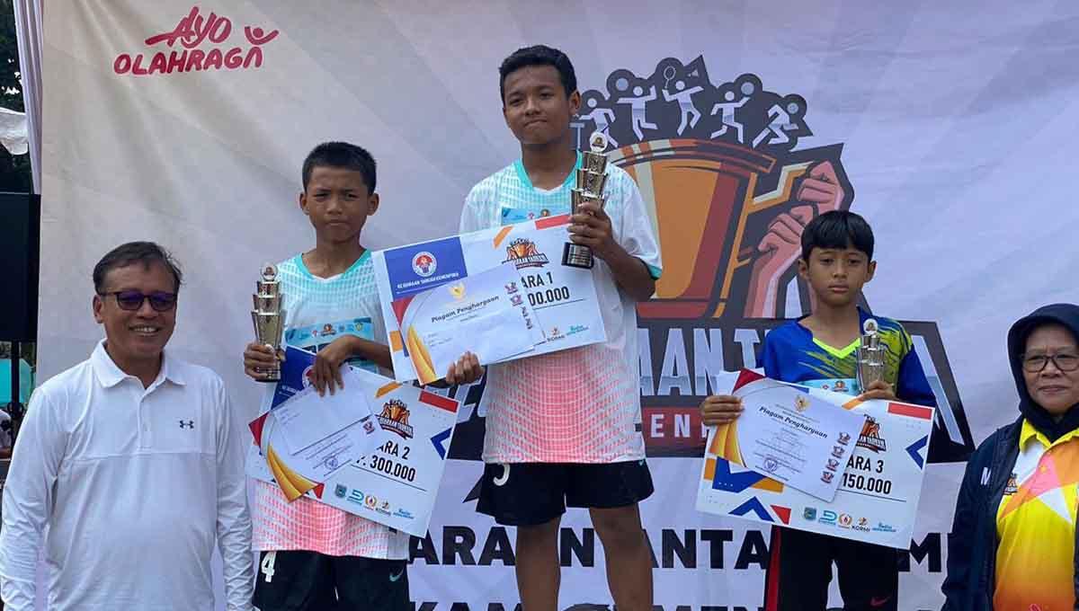 Kick-off Nasional Kejuaraan Antarkampung (Tarkam) 2023 ditempatkan di Serpong, Tangerang Selatan, Sabtu (19/8) pagi.