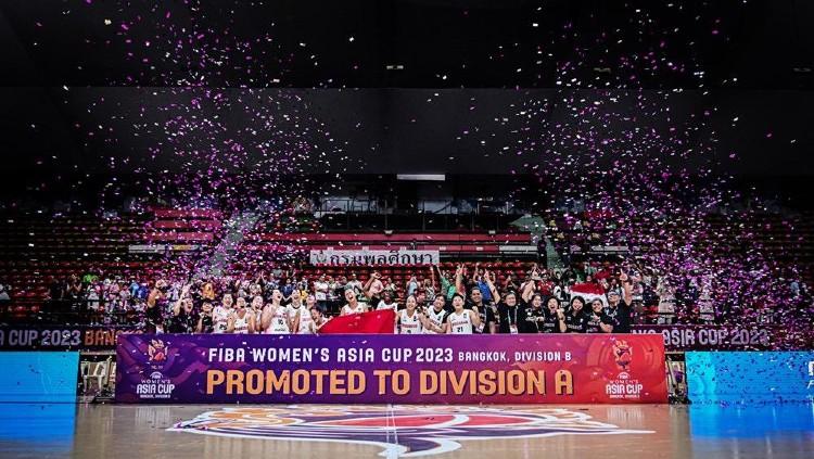 Timnas Basket Putri Indonesia Juara FIBA Women’s Asia Cup 2023 Divisi B.