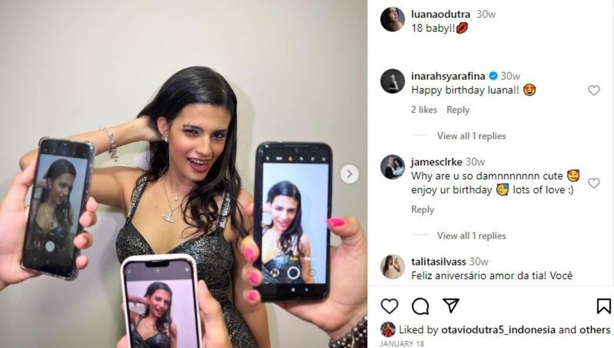 Luana Dutra, anak dari pemain naturalisasi Otavio Dutra (Foto: IG @luanaodutra)