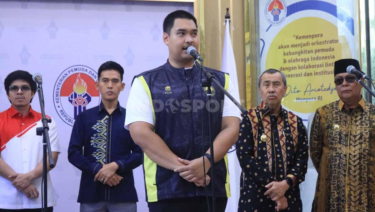 Menpora Republik Indonesia, Dito Ariotedjo. (Foto: Petrus Manus Da' Yerimon/INDOSPORT)