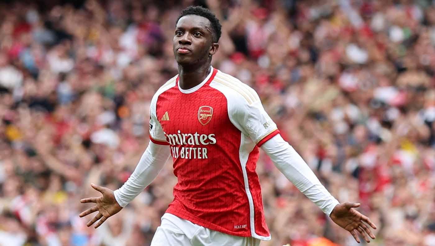 Raksasa Liga Inggris (Premier League), Arsenal, ngotot andalkan Eddie Nketiah di pos ujung tombak, apakah Mikel Arteta sehat?