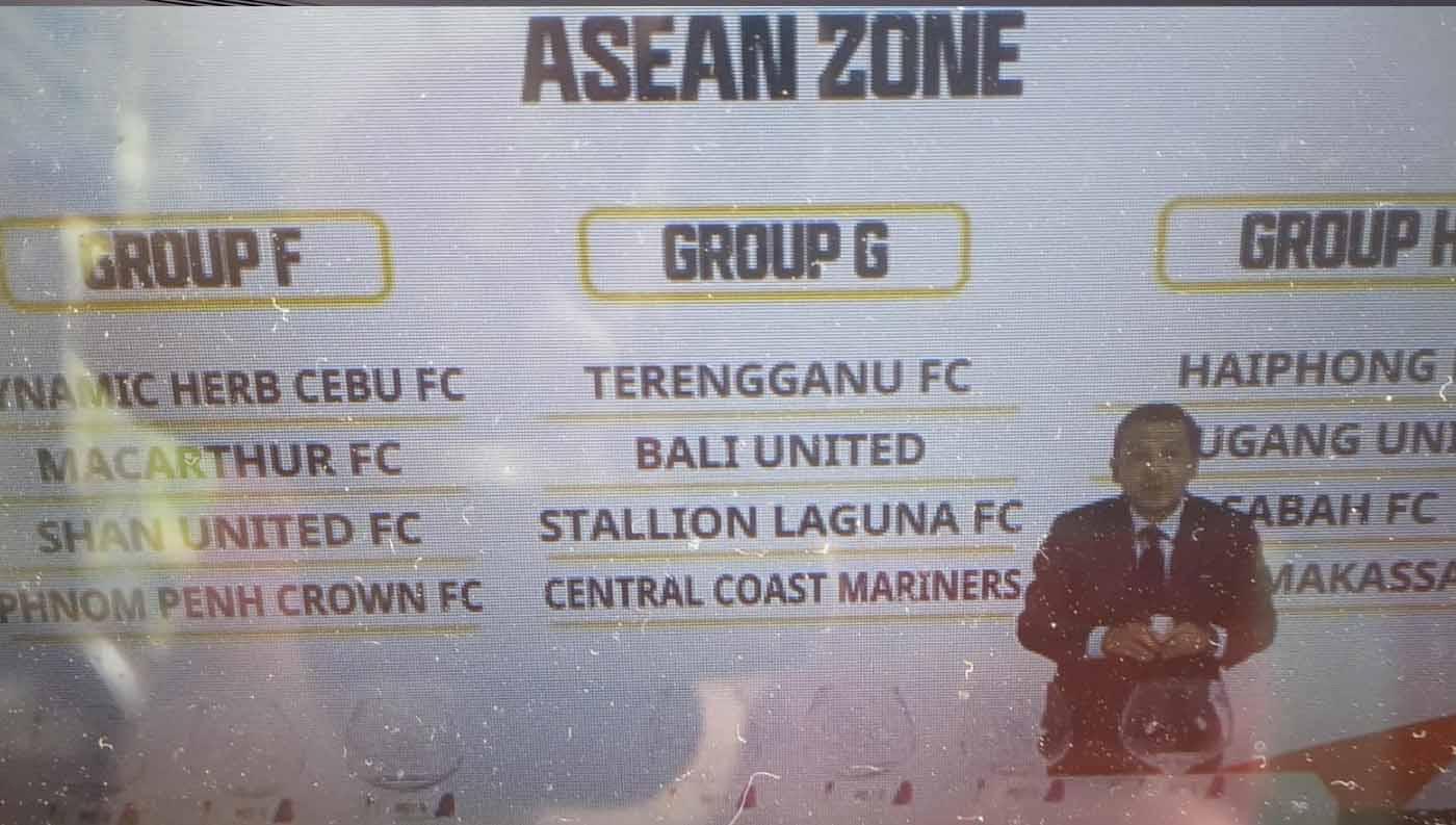 Momen pengundian Piala AFC 2023-2024 di Kuala Lumpur, Malaysia, Kamis (24/8/23). (Foto: MO Bali United)