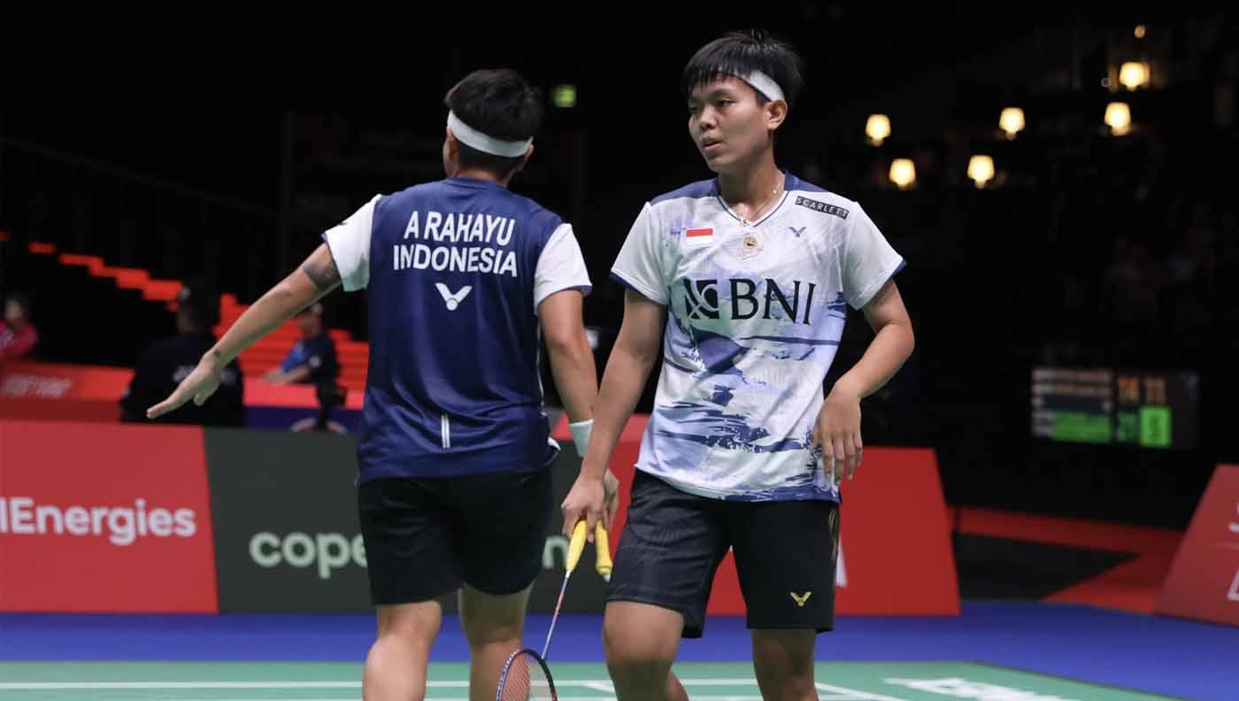 Hasil babak perempat final China Open 2023 pada Jumat (08/09/23) antara Apriyani Rahayu/Siti Fadia Silva Ramadhanti vs Baek Ha-na/Lee So-hee