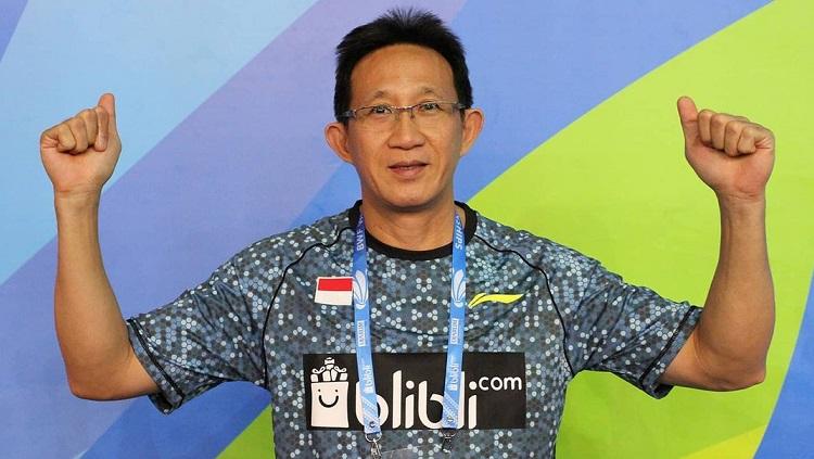 Pelatih bulutangkis Thomas Indratjaja dituding menjadi 'biang kerok' wakil ganda putra Indonesia gugur berjamaah di hari pertama Kumamoto Masters 2023.