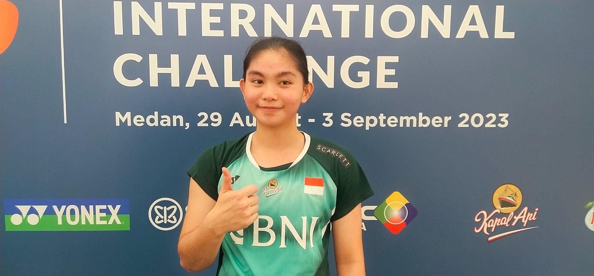 Tunggal putri muda Indonesia, Tasya Farahnailah. - INDOSPORT