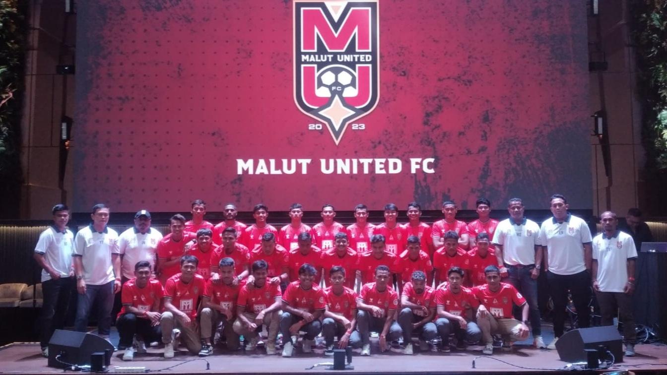 Peluncuran skuat Malut United FC untuk Liga 2 2023/24. - INDOSPORT