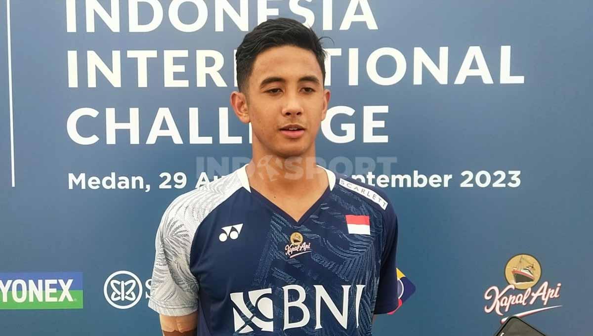 Tunggal putra Indonesia, Alwi Farhan (Foto: Aldi Aulia Anwar/INDOSPORT)