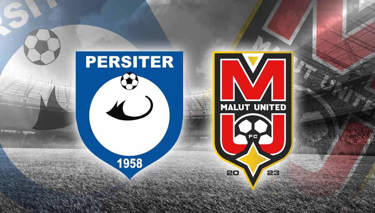 Logo Persiter Ternate dan Logo Malut United FC. - INDOSPORT