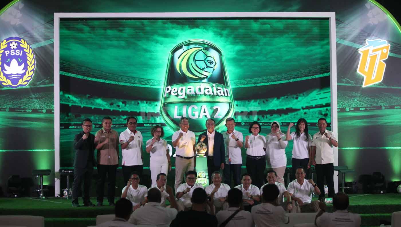 Presconfrence Launching Kompetisi Liga 2 musim 2023/2024 yang dihadiri Waketum PSSI Zainudin Amali dan Dirut PT LIB Ferry Paulus di Jakarta, Selasa (05/09/23). Kick-off Liga 2 resmi akan digelar pada 10 September mendatang.