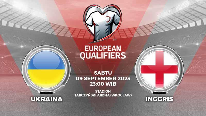 Berikut tersaji link live streaming pertandingan kualifikasi Euro 2024 antara Timnas Ukraina vs Inggris yang akan berlangsung pada Sabtu (09/09/23).