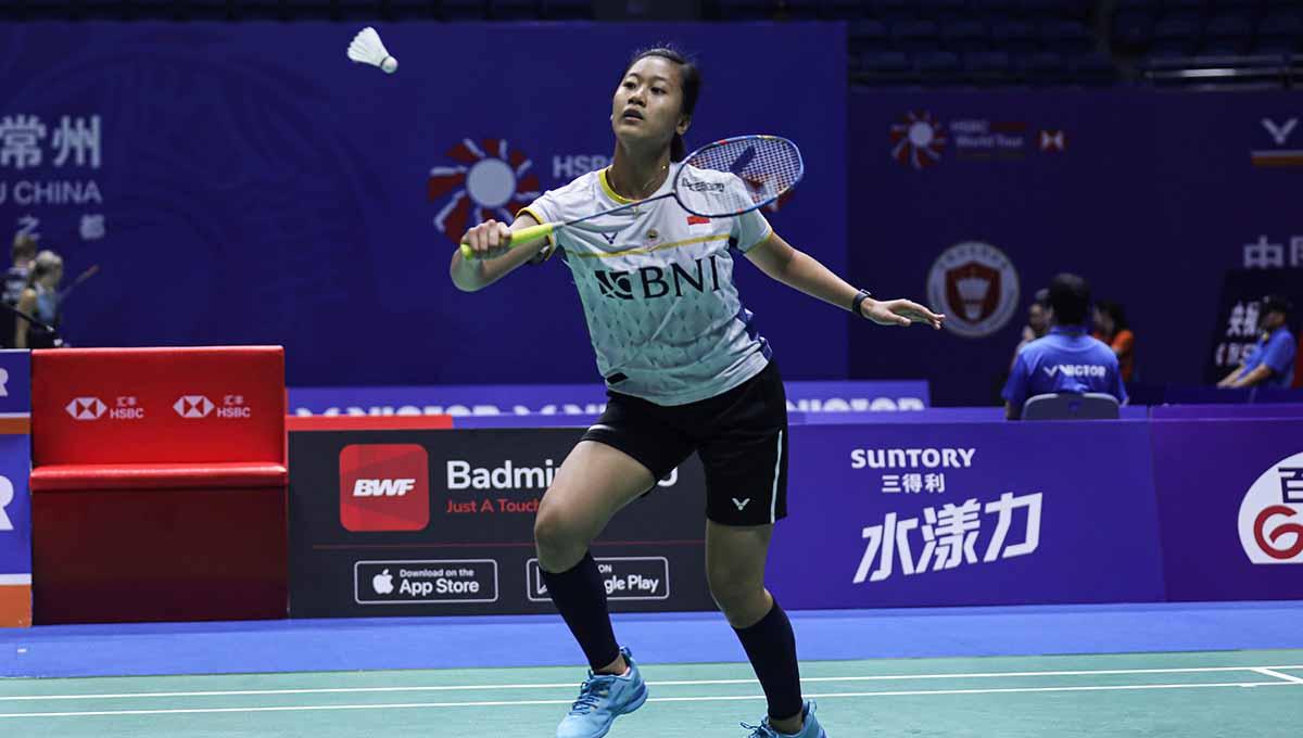Putri Kusuma Wardani menyayangkan undian yang mempertemukan Tim Merah Putih dengan China di perempat final beregu putri Asian Games 2022. (Foto: PBSI)