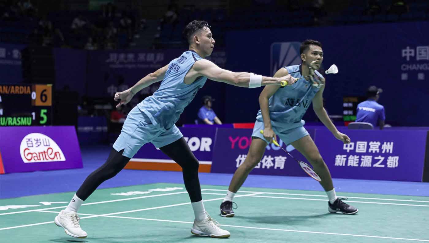 Bintang bulutangkis Indonesia, Fajar Alfian/Muhammad Rian Ardianto, berpotensi dilengserkan Liang Weikeng/Wang Chang di Ranking BWF.