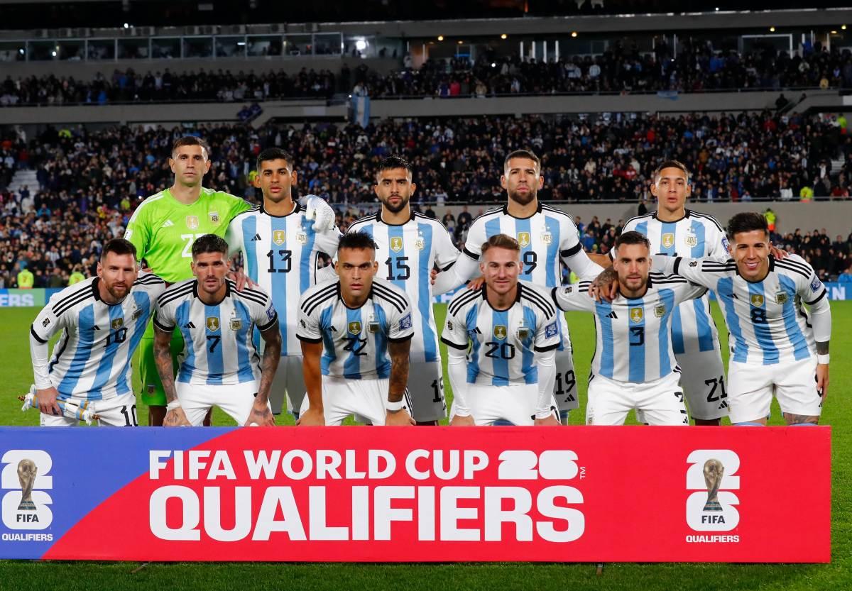 Skuad Timnas Argentina jelang melawan Ekuador di Kualifikasi Piala Dunia 2026. - INDOSPORT