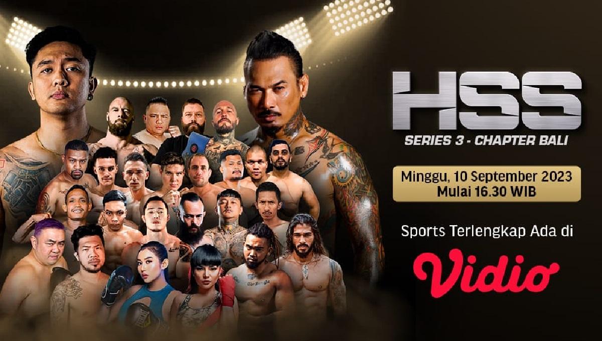 Live streaming ajang HW Sports Show (HSS) Series 3 yang akan berlangsung pada, Minggu (10/9/2023) mendatang eksklusif melalui layanan streaming Vidio. - INDOSPORT