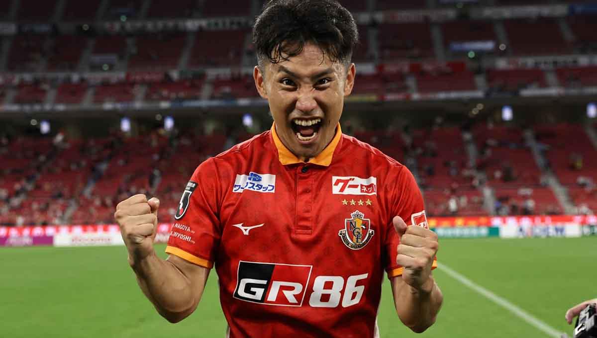 Pemain Nagoya Grampus yang juga masuk skuad Timnas Jepang, Ryoya Morishita - INDOSPORT