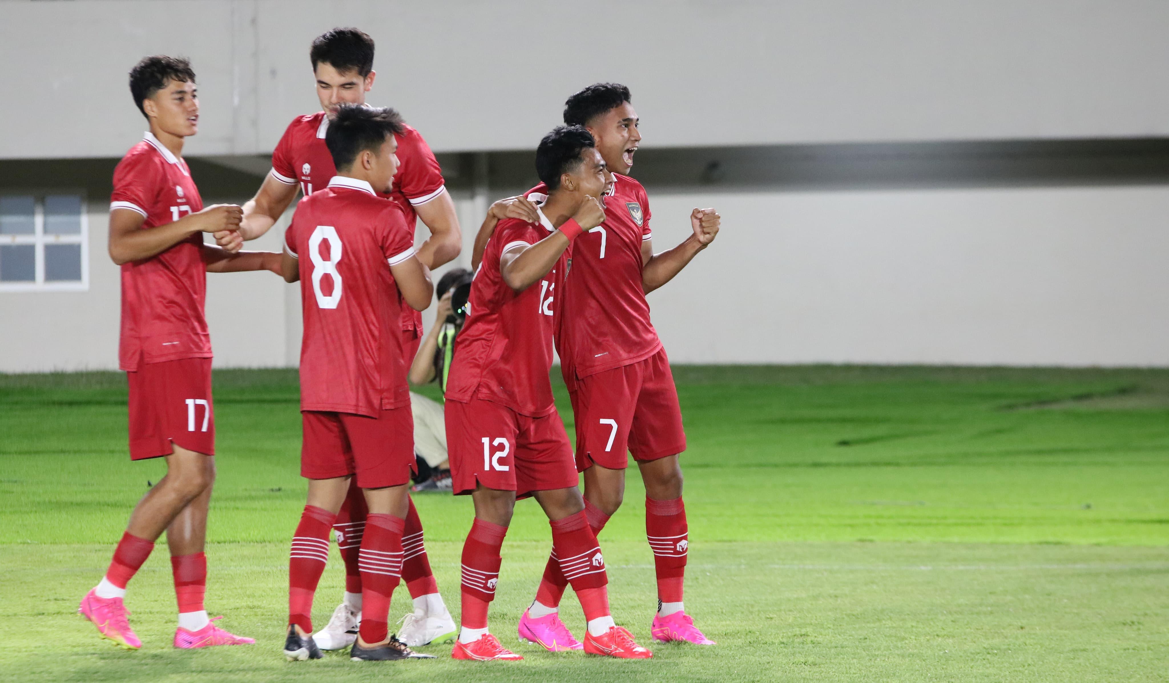 Kemenangan besar sukses diraih oleh timnas Indonesia U-23 atas China Taipei dalam lanjutan kualifikasi Piala Asia U-23 2024 pada Sabtu (09/09/23) malam WIB. Foto: Nofik Lukman Hakim - INDOSPORT