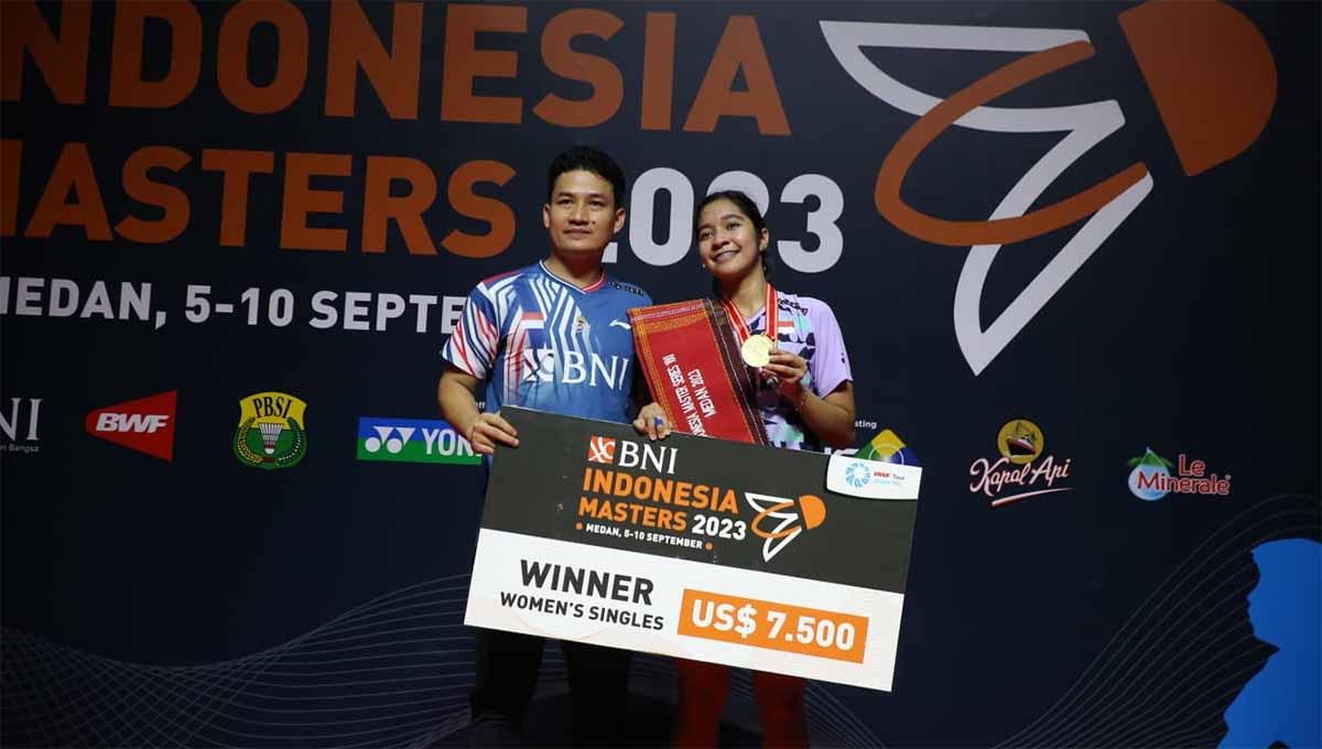 Ester Nurumi Tri Wardoyo juara Indonesia Masters 2023. (Foto: Dok. PP PBSI)