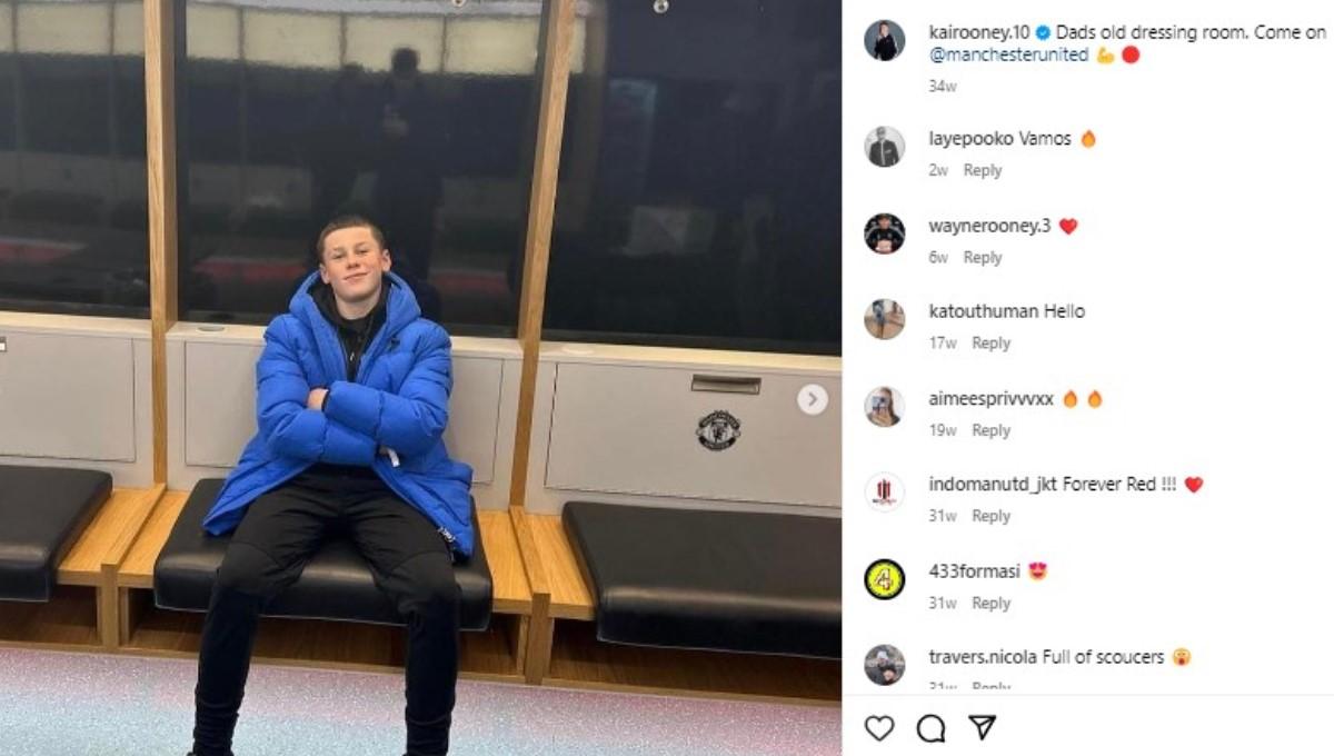 Putra Wayne Rooney yang kini membela Manchester United, Kai. Foto: instagram/kairooney.10.