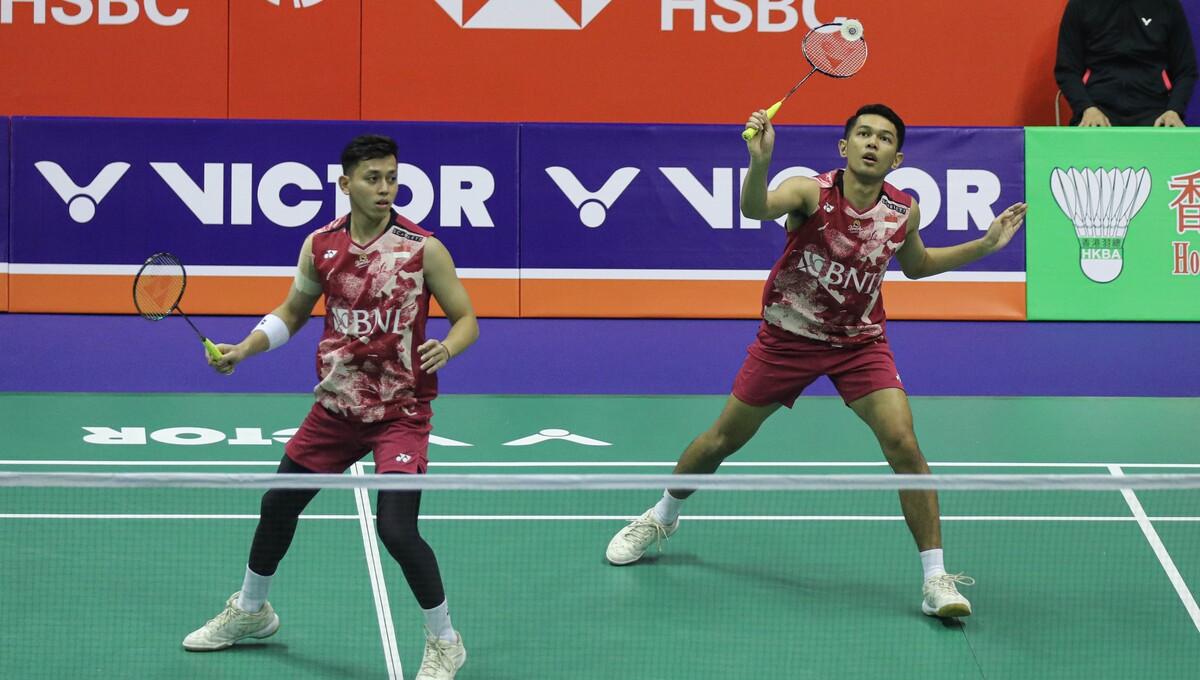 Media China bak mendoakan ganda putra Indonesia melempem di Asian Games 2022 yang dihelat di Hangzhou, China.