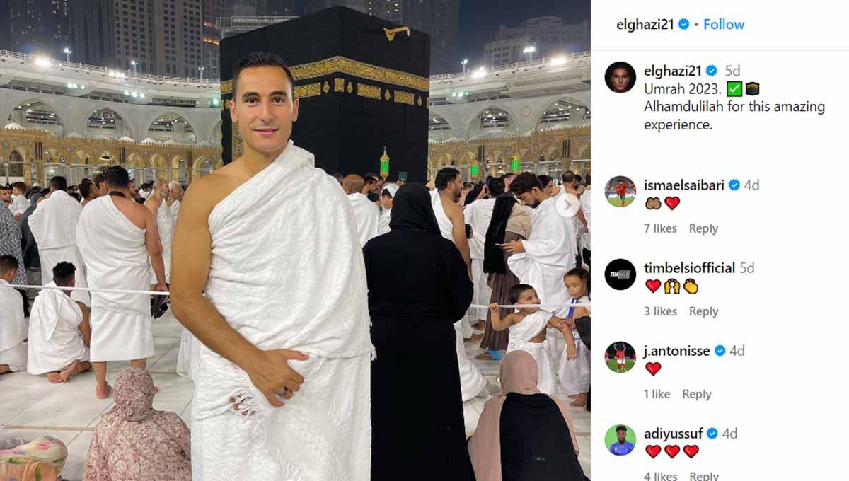 Mantan pemain PSV Eindhoven yang dikaitkan dengan Manchester United, Anwar El Ghazi. Foto: Instagram@elghazi21.
