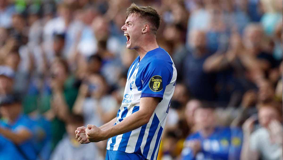 Klub Liga Inggris (Premier League), Liverpool, mendapat durian runtuh usai permata Brighton & Hove Albion, Evan Ferguson, beri kode keras ingin ke Anfield. (Foto: Reuters/Peter Cziborra)