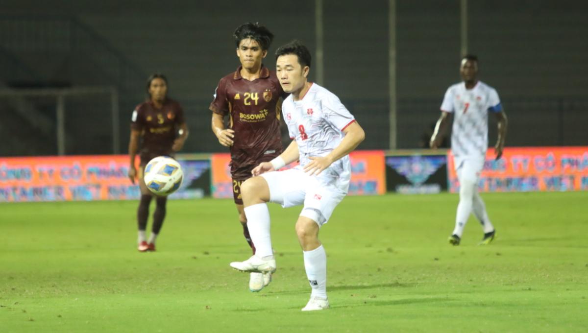 Pertandingan AFC Cup antara Hai Phong vs PSM Makassar, Kamis (21/09/23).