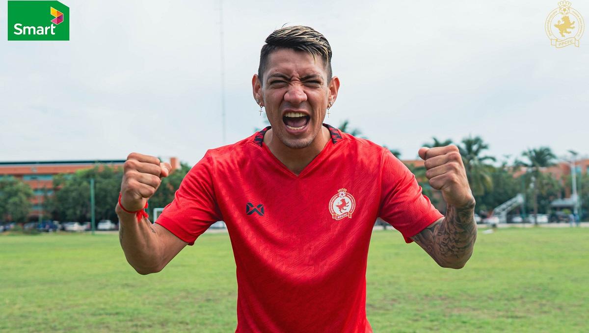Gelandang Phnom Penh Crown FC, Andres Nieto.