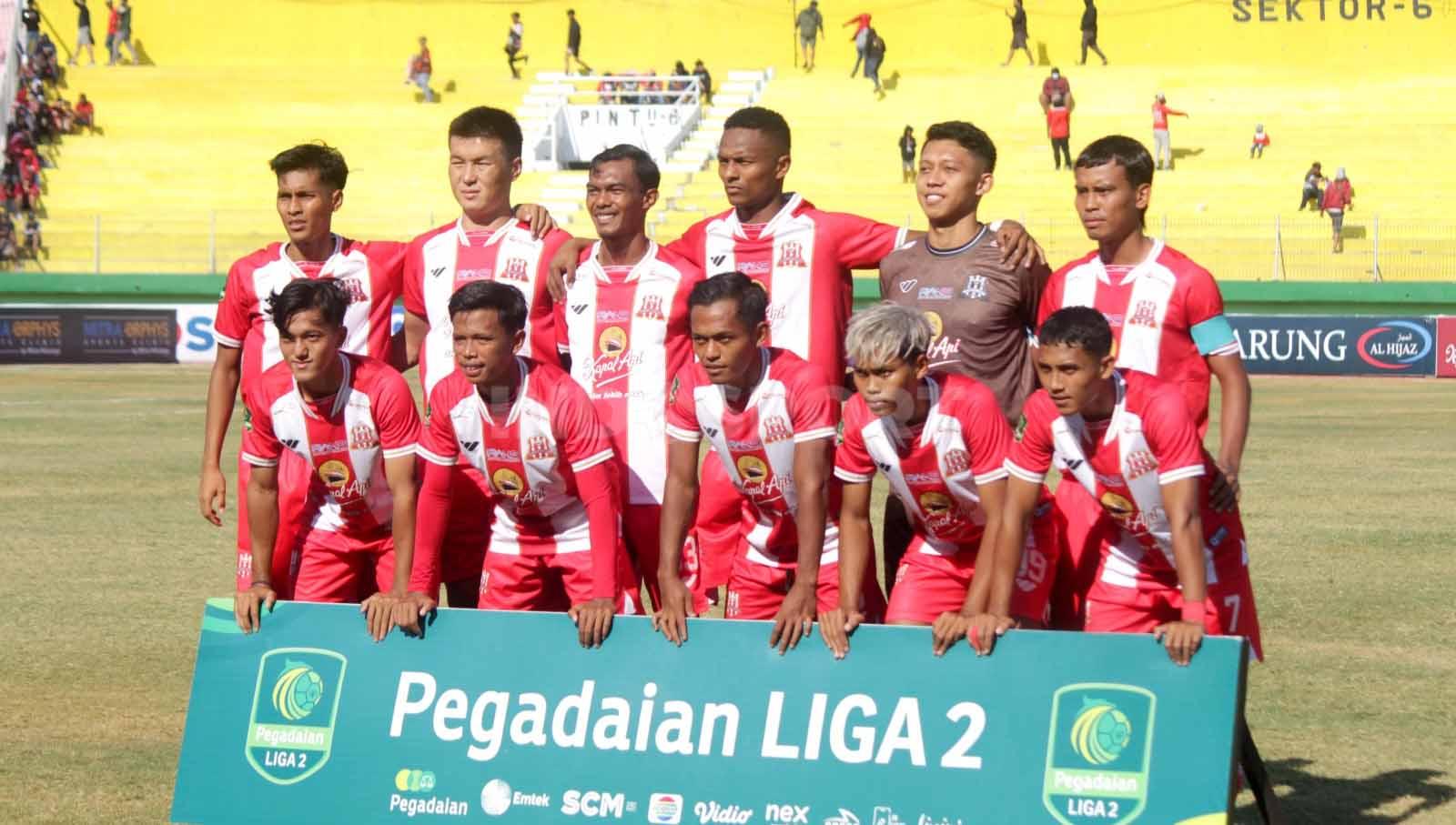 Sebelas pemain Deltras FC yang akan menghadapi Gresik United dalam lanjutan Pegadaian Liga 2 2023-2024 di Stadion Gelora Delta Sidoarjo, Minggu (24/09/23). - INDOSPORT