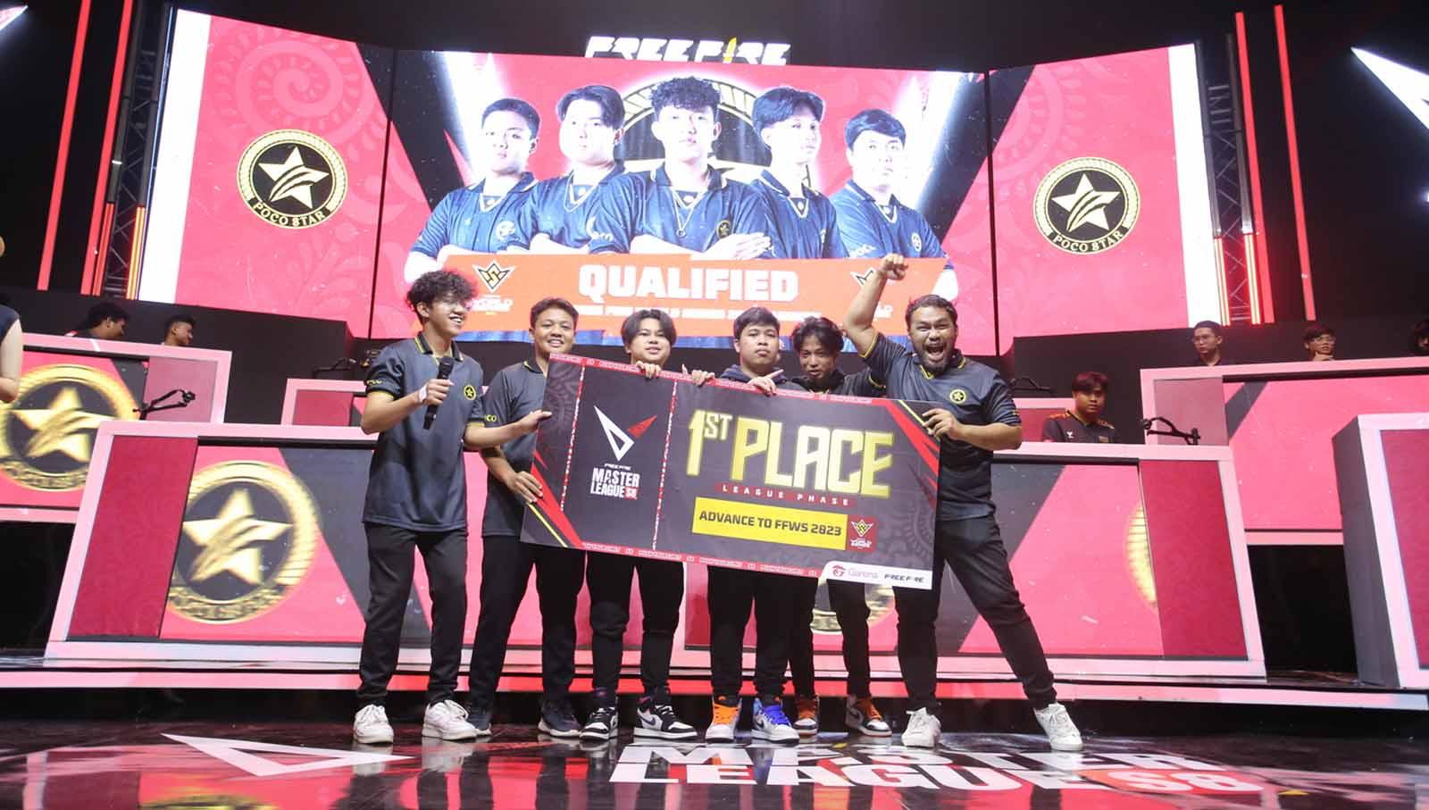 POCO Star menjadi penguasa League Phase FFML Season 8. (Foto: Garena Free Fire Indonesia)