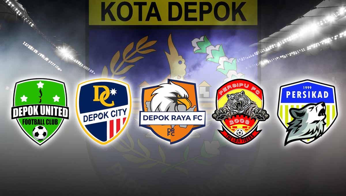 5 klub Liga 3 asal Depok.