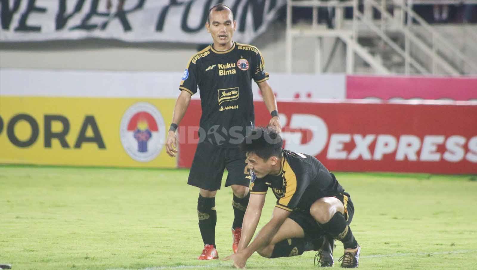 Winger Persija, Witan Sulaeman menyesali keputusannya setelah gagal menyelesaikan peluang dalam laga pekan ke-14 Liga 1 2023-2024, Sabtu (30/9/23). (Foto: Nofik Lukman Hakim/INDOSPORT)