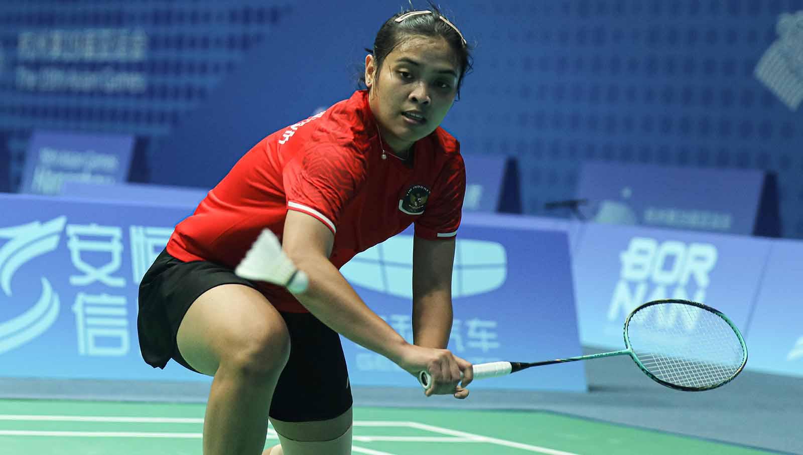 Pebulu tangkis tunggal putri Indonesia, Gregoria Mariska Tunjung tersingkir di babak perempat final Asian Games 2022. (Foto: PBSI)